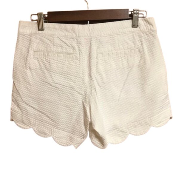 Lilly Pulitizer Women's 5" Buttercup Scallop Hem Short White Size 2 - Picture 3 of 8